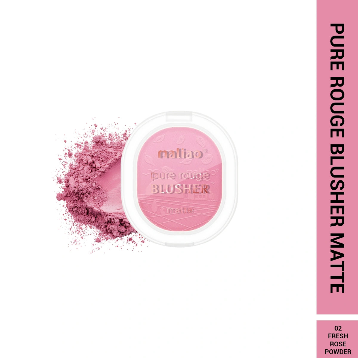 Maliao Pure Rouge Matte Blush - Natural for Radiant Cheeks
